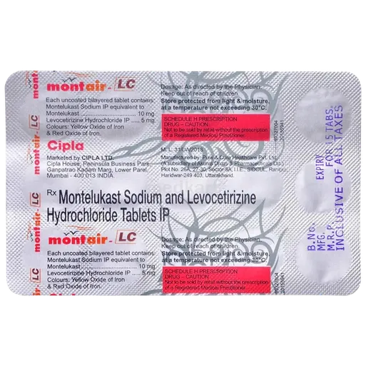 montair lc tablet 15's